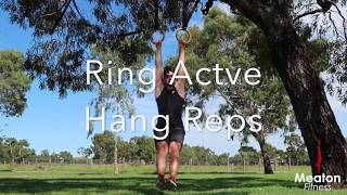 Ring Active Hang Reps
