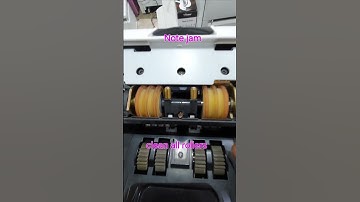 Cash counting machine Note jam or Note stuck
