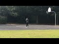 Some kids playing football