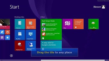 Windows 8.1 - How to add Character Map Tile to Start Screen (using mouse)