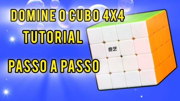 Tutorial Cubo mágico 4x4 (nível iniciante) com algoritmos 