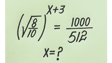 A Very Nice Olympiad Math Exponential Algebric Problem l find x =?