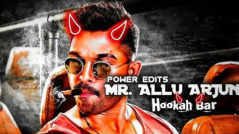 Hookah Bar Ft.allu Arjun | Hookah Bar X allu Arjun Edits | Hookah Bar Edits Status | Allu Arjun 🔥👍