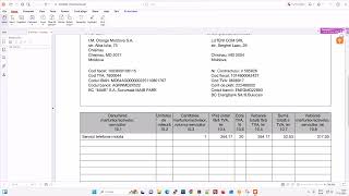 Introducere factura pentru servicii telefonie mobila în programa de contabilitate webco md