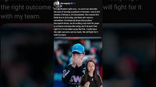 Gasly comove os fãs de F1 😭