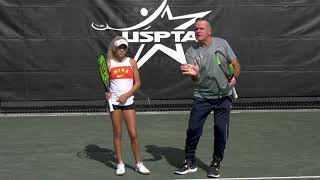 USPTA Quick Tip - Contact Point in Front