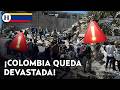 ¡Edificios colapsados, caos, pánico y terror! Así se vivió el devastador sismo en Colombia