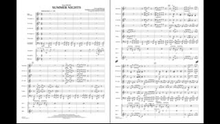 Summer Nights arranged by Johnnie Vinson Resimi