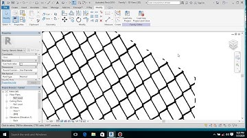 How to create CHAIN LINK FENCE in Revit lesson 1.