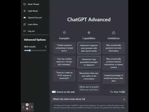 WebChatGPT – ChatGPT with web access