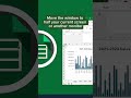 how to view multiple windows in excel #reels #excel