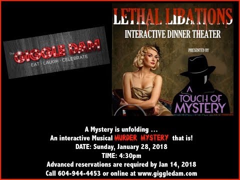 Vancouver Murder Mystery Dinner - LETHAL LIBATIONS! - YouTube