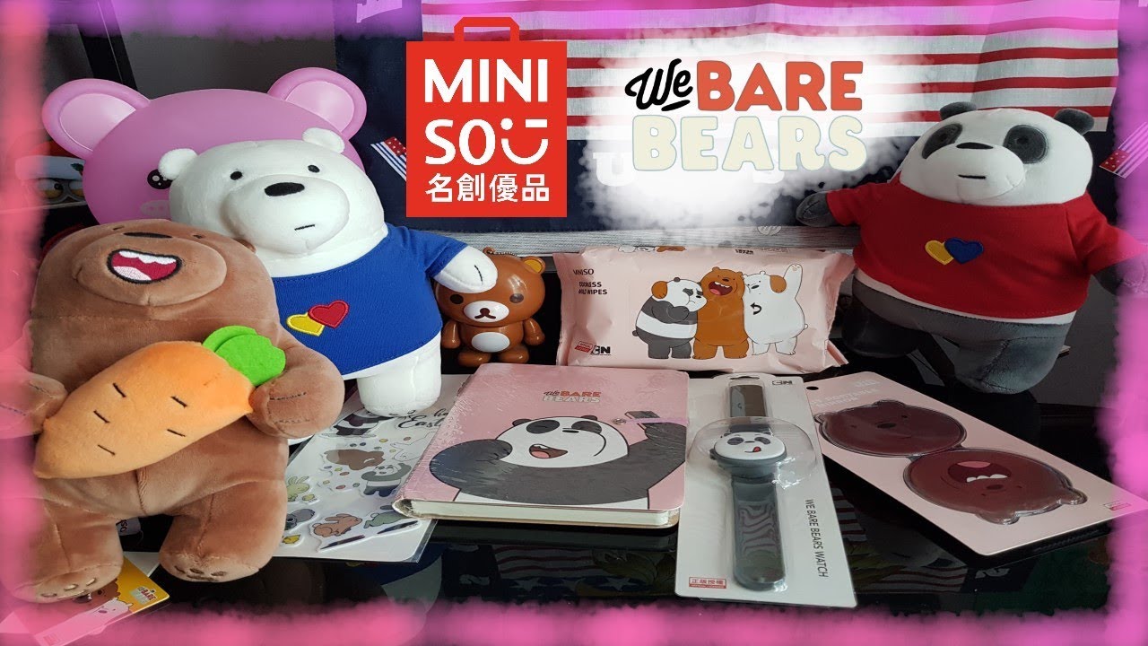 Compras en Miniso Osos escandalosos
