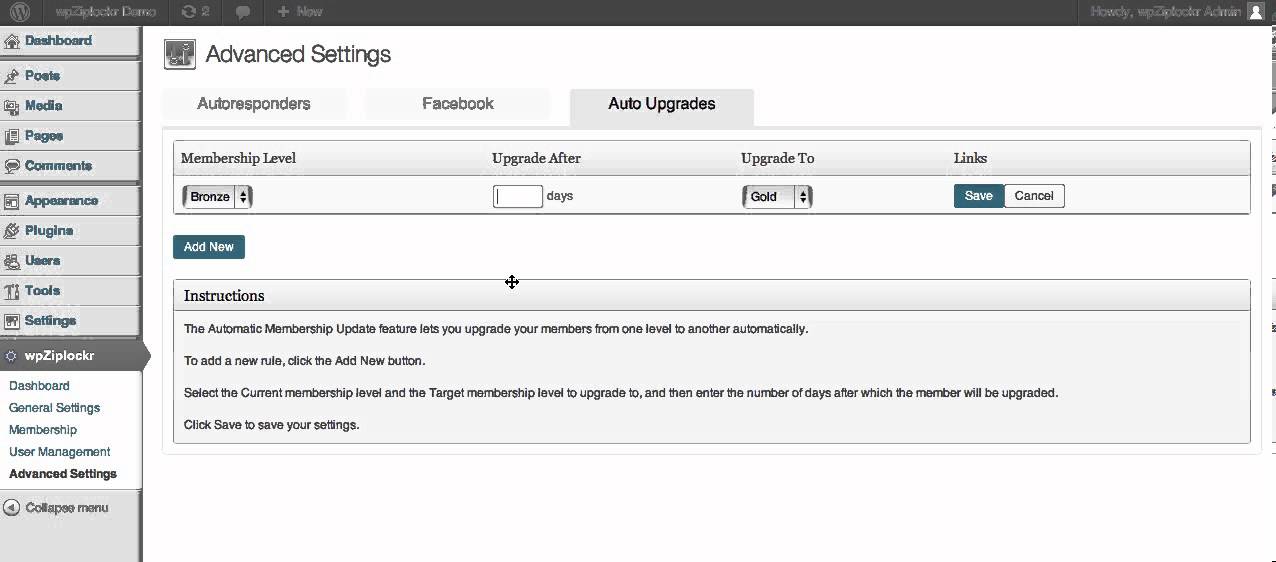 How To: Using Automatic Member Upgrade