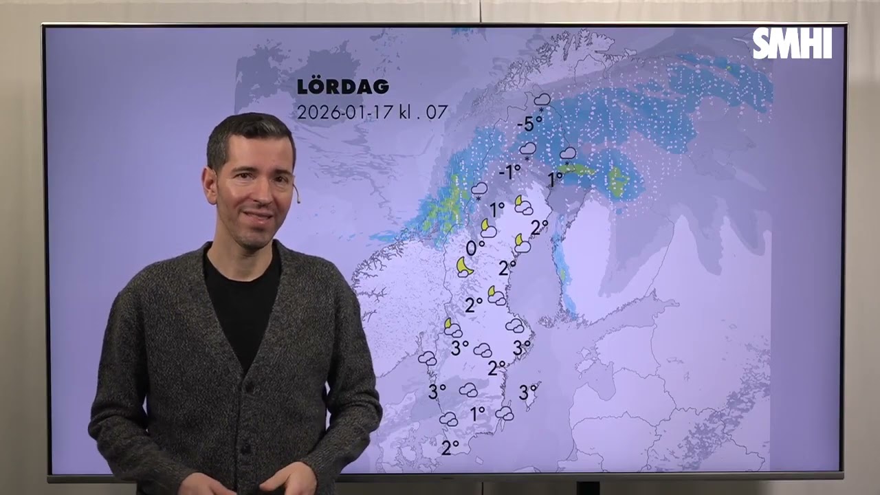 Väderprognos v. 3 fre-sön