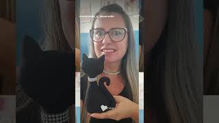 gatos enfeites aulinha disponível bora lá #diy #costuretododia #artesanato #gatos
