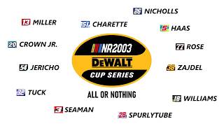 2026 NR2003 DeWalt Cup Series - Chase Promo