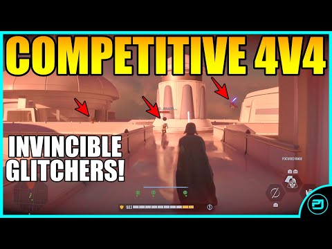 4v4 Against Toxic Glitchers! - Star Wars Battlefront 2