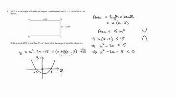 Q8 Paper 1 SQA 2015 CfE Higher Mathematics Exam.