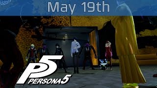 Persona 5 - May 19th: Thursday Museum Palace Walkthrough [HD 1080P]