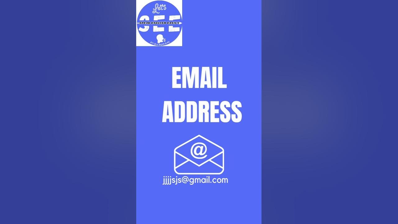 how-to-pronounce-email-address-english-youtube-youtubeshorts-fyp