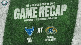 Condensed Game: Buffalo 31, Kent State 28 | 9.13.25
