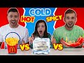 HOT vs COLD vs SPICY CHALLENGE met FURTJUH en GEWOON THOMAS - Bibi