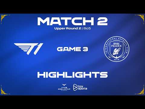 T1 vs BFX Match Summary - Game 3 LCK CUP 2026: BFX dominates T1