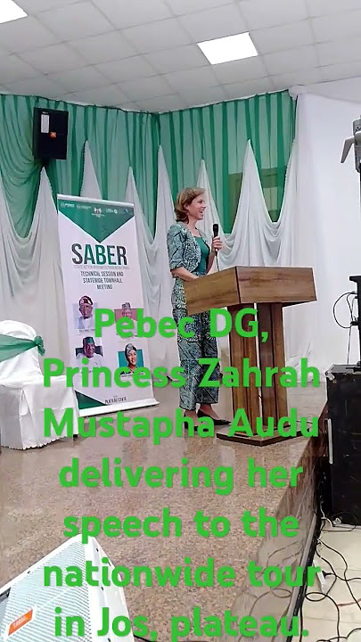 PEBEC DG, AT NATIONWIDE TOWNHALL MEETING AND TECHNICAL SESSION IN JOS,