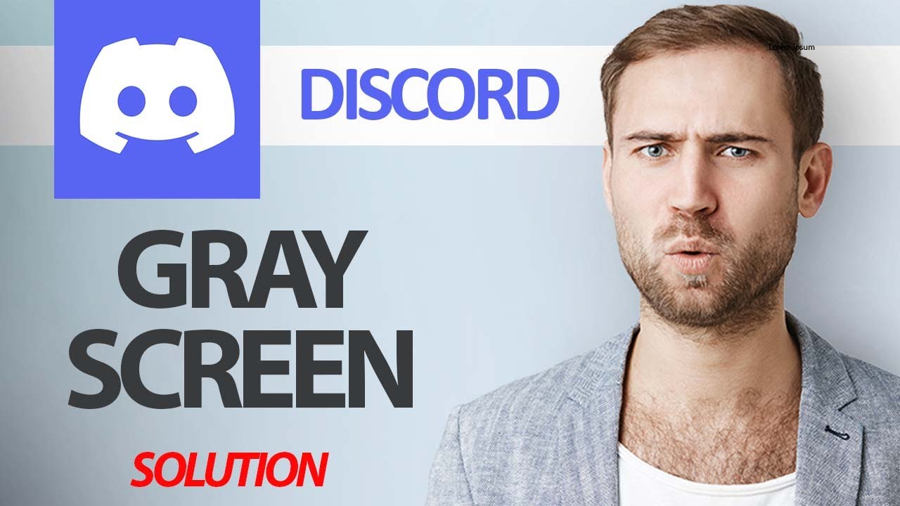 How To Fix Discord App Gray Screen | Step By Step - YouTube
