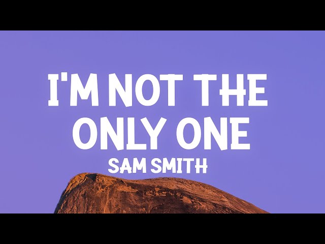 Sam Smith - I'm Not The Only One (Lyrics) class=