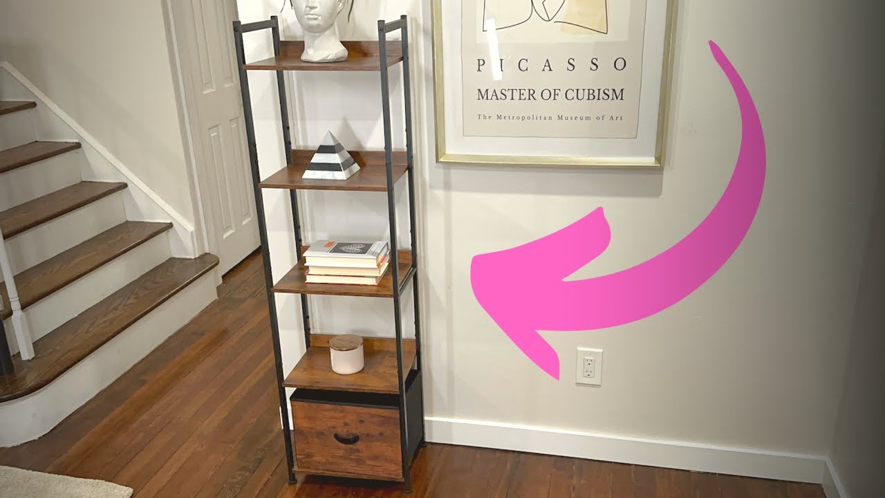 Details & Full Review of the Furologee 5 Tier Bookshelf with Drawer