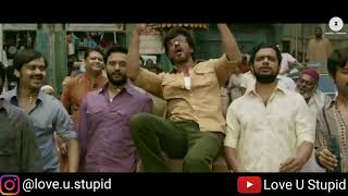 Dhingana   Raees   Shah Rukh Khan   WhatsApp Status   Love U Stupid