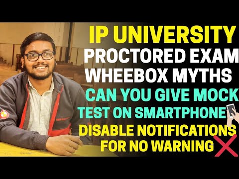 IP University Proctored Exam Myths | WHEEBOX Online Exam on Smartphone | IPU Proctored Online Exam