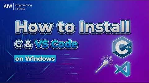 C Setup in Windows (Hindi) | VS Code + MinGW | Part 1 – AIW Betul