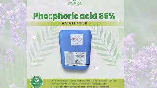 Phosphoric Acid 85% Food Grade Shamrock Overseas Limited