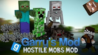 Garry's Mod: Hostile Mobs Mod [Facecam] - MINECRAFT MOBS IN GMOD!