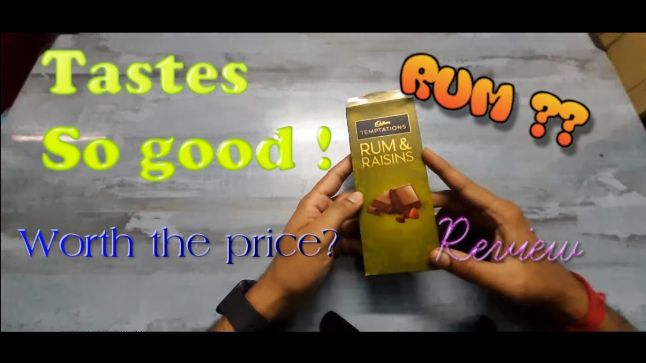 Cadbury Rum And Raisins Review YouTube