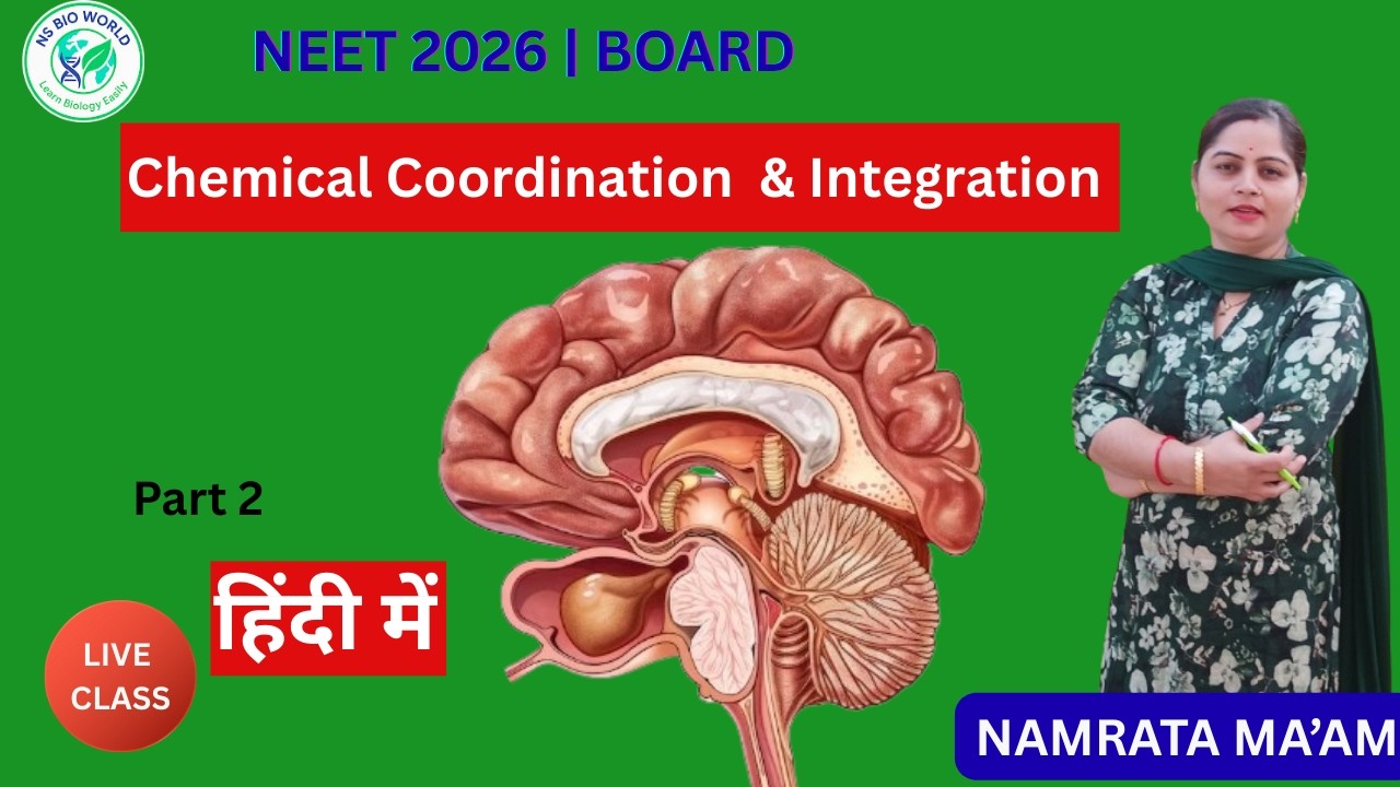 Chemical Coordination & Integration Part 2 | Hypothalamus & Pituitary Gland | Class 11 & NEET