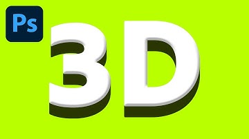 How To Create 3D Text in Photoshop › Tutorial ‹