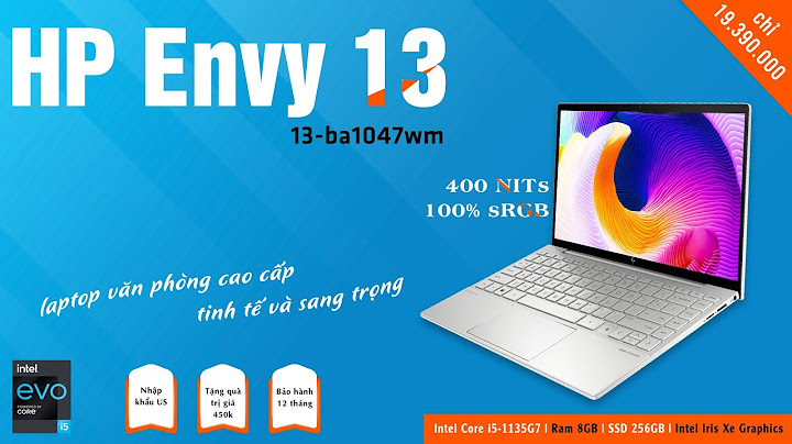 Laptop hp envy 13-aq0032tx 6zf26pa đánh giá