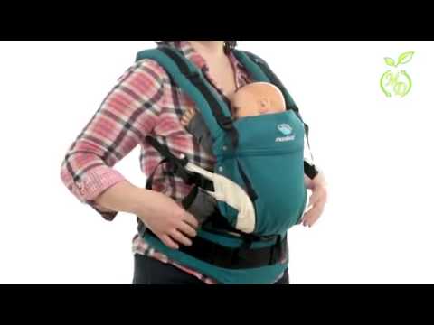 Ношение новорожденного в слинг-рюкзаке Мандука
