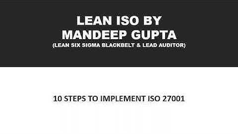 STEP BY STEP GUIDE TO IMPLEMENT ISO 27001 ISMS