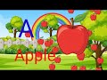 Abc | A for apple🍎 | Phonics song | Abcd phonics song with Two words | Abcd | #kids
