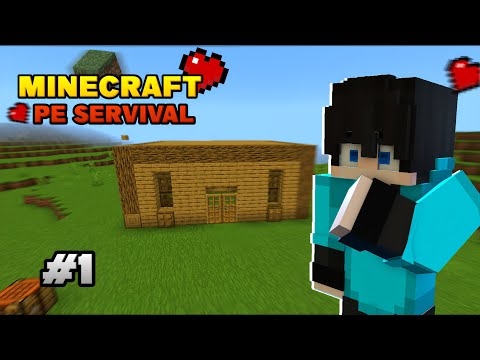 Minecraft Pe Survival Series Part 1 || In Hindi 1.21 || New Beginning || Made A Op Survival Base 😯