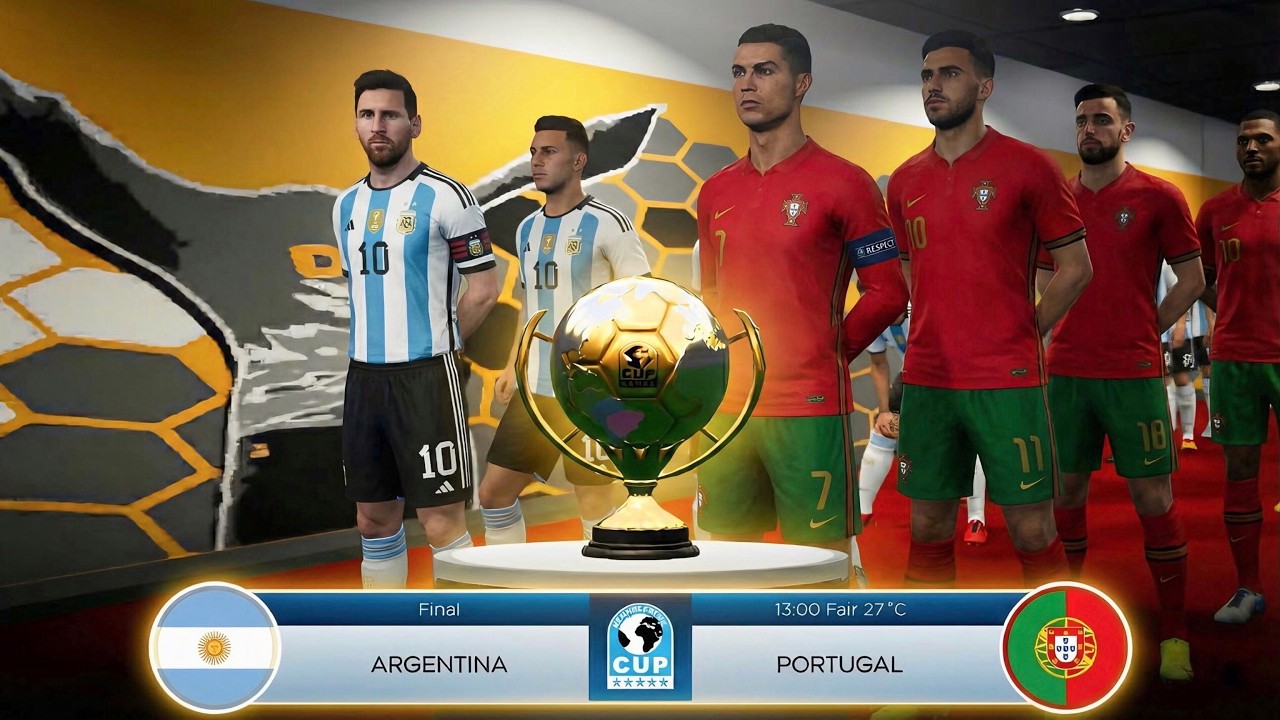 Dls 26 | Argentina Vs Portugal Vs Cameroon | International Cup Final 🏆🇦🇷🆚🇵🇹
