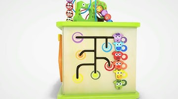 E1810 Country Critters Play Cube | Functions Introduction