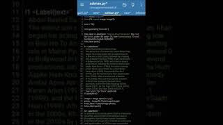 How To Make Python GUI in Android | Salman Khan Wikipedia In Python screenshot 4