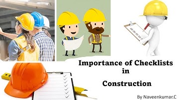 Importance of Checklist in Construction