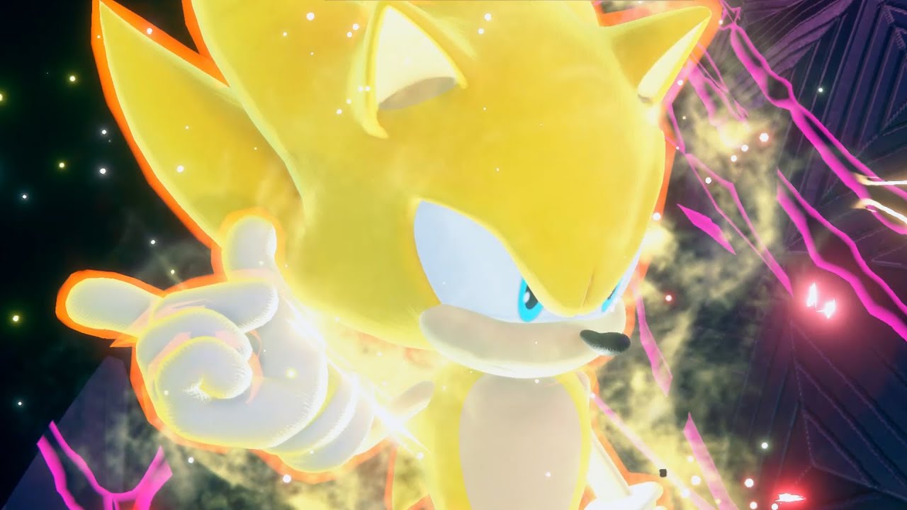 Sonic Super Sonic Fights Robotnik  Harcore Running Scene 4K ᴴᴰ 